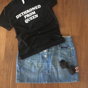 PARTY PRICE! Marithé François Girbaud Mini Skirt