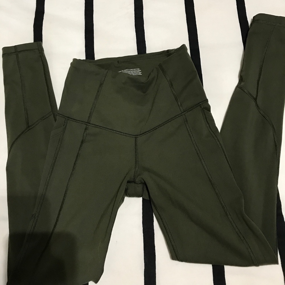 Knockout VS Olive Green Leggins