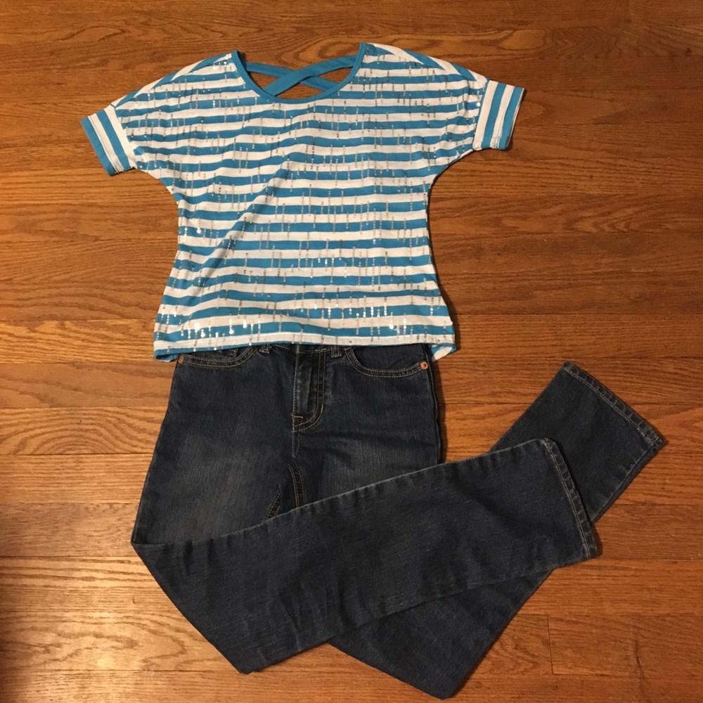 Shirt and jeans