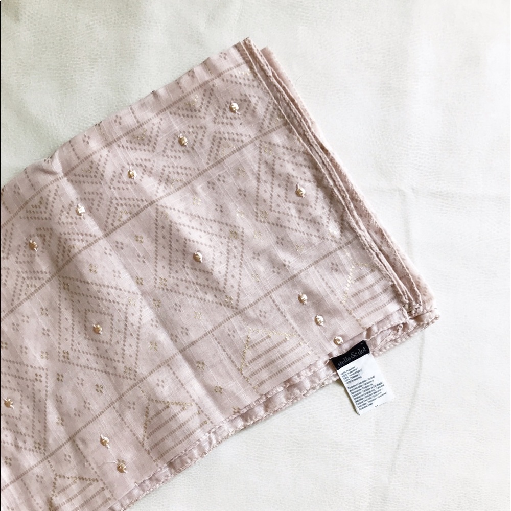 Stella & Dot Gold Blush Westwood Scarf