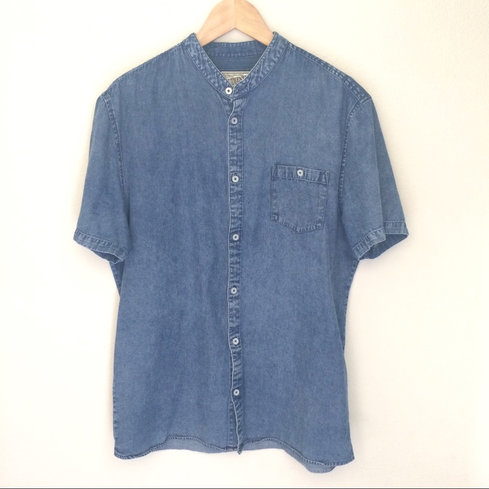M.F.G. Blue Jean Button Down