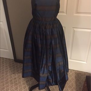 J. Crew strapless plaid dress