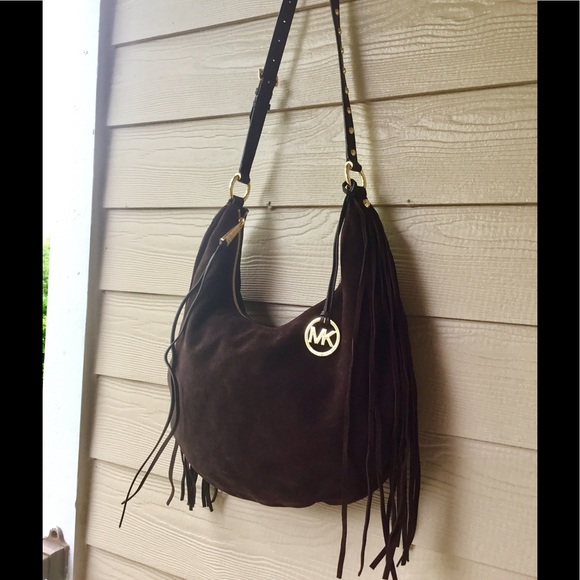 58 off Michael Kors Handbags Michael Kors Rhea Slouchy Suede Hobo