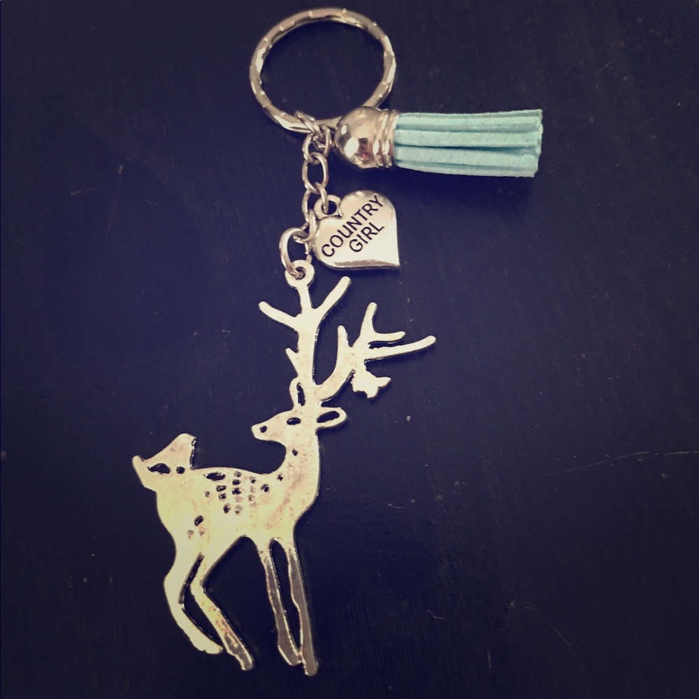 Country girl tassel keychain!
