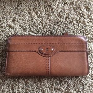Fossil Leather Brown Wallet