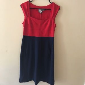 Anthropologie Girls from Savoy red blue dress 2