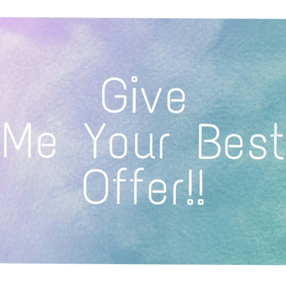 Now accepting offers! !