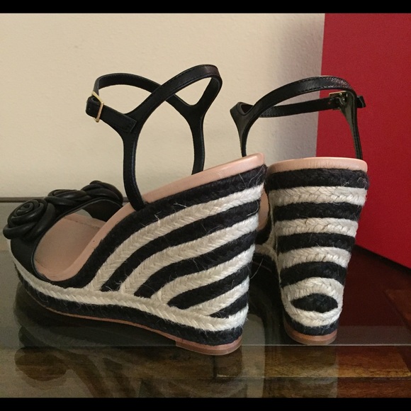 Kate Spade jill rosette espadrille platform sandal - Picture 3 of 6