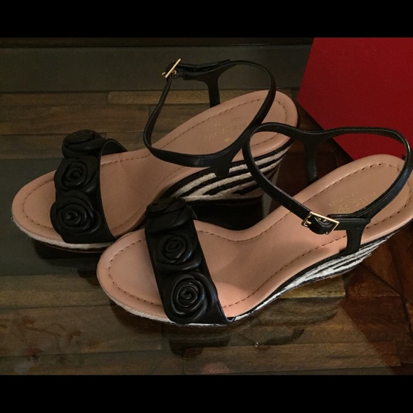Kate Spade jill rosette espadrille platform sandal - Picture 4 of 6