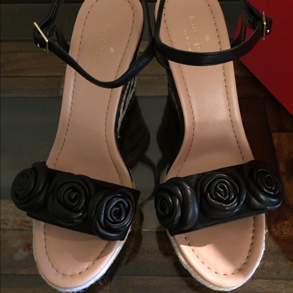 Kate Spade jill rosette espadrille platform sandal - Picture 5 of 6