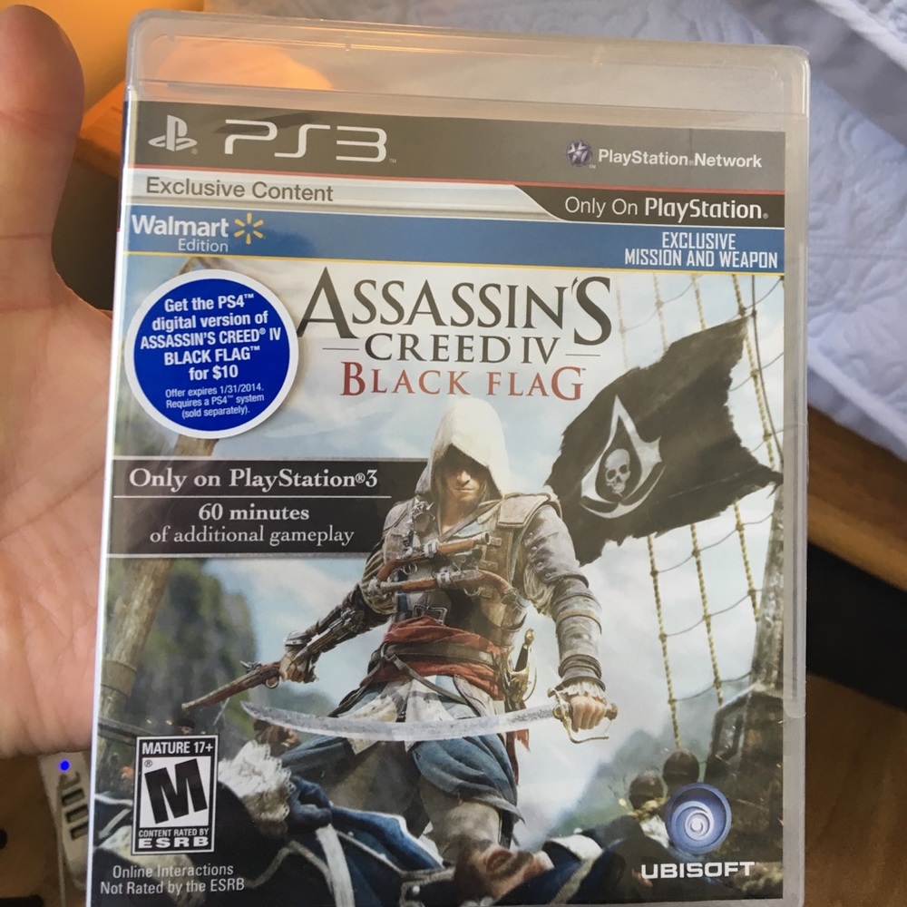 BN in package PS3 assassins creed IV Black flag