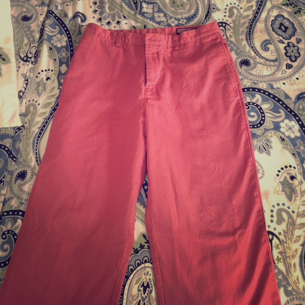 Coral Vineyard Vines Men's Pants