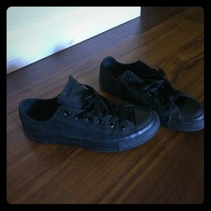 Black on Black Converse