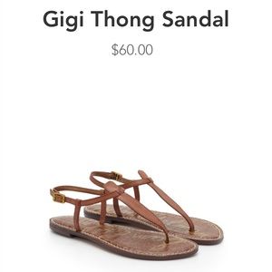 Brown Leather Sam Edelman Gigi Sandals