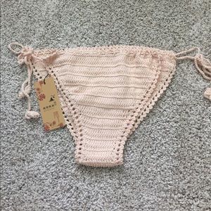 NWT Crochet bikini bottoms!