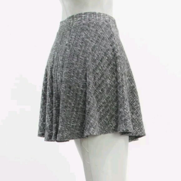 Grey Forever 21 Skater Skirt - Picture 2 of 4