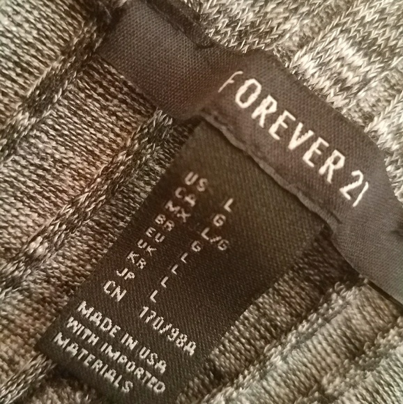 Grey Forever 21 Skater Skirt - Picture 4 of 4