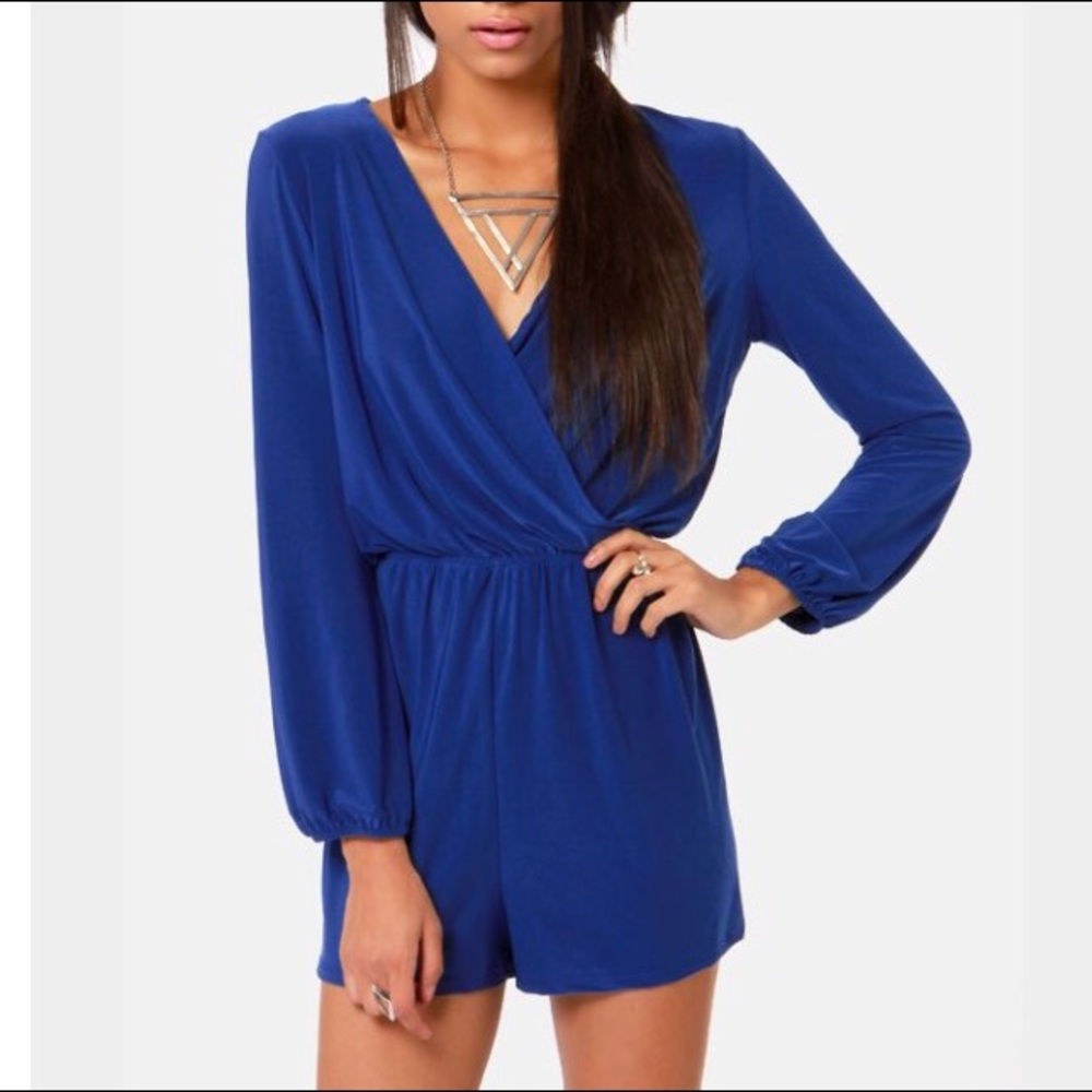 Planet Blue Blu Moon Romper 🌎