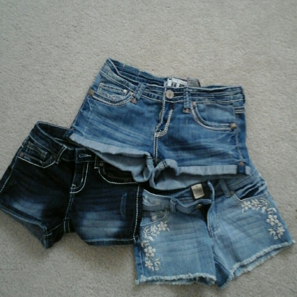 3 packs of shorts all different sizes