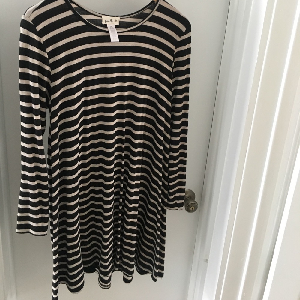 Stripe knit dress from Anthropologie