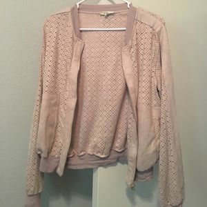 Fun, Blush Colored Sporty Jacket!