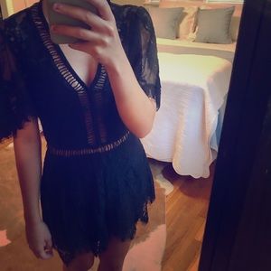 Lovers + Friends lace romper 🎀
