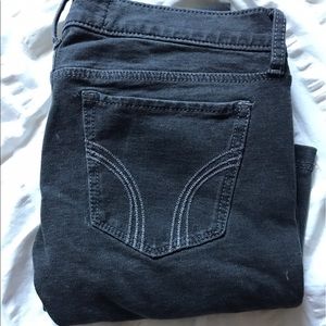 Grey/Black Hollister Jeggings