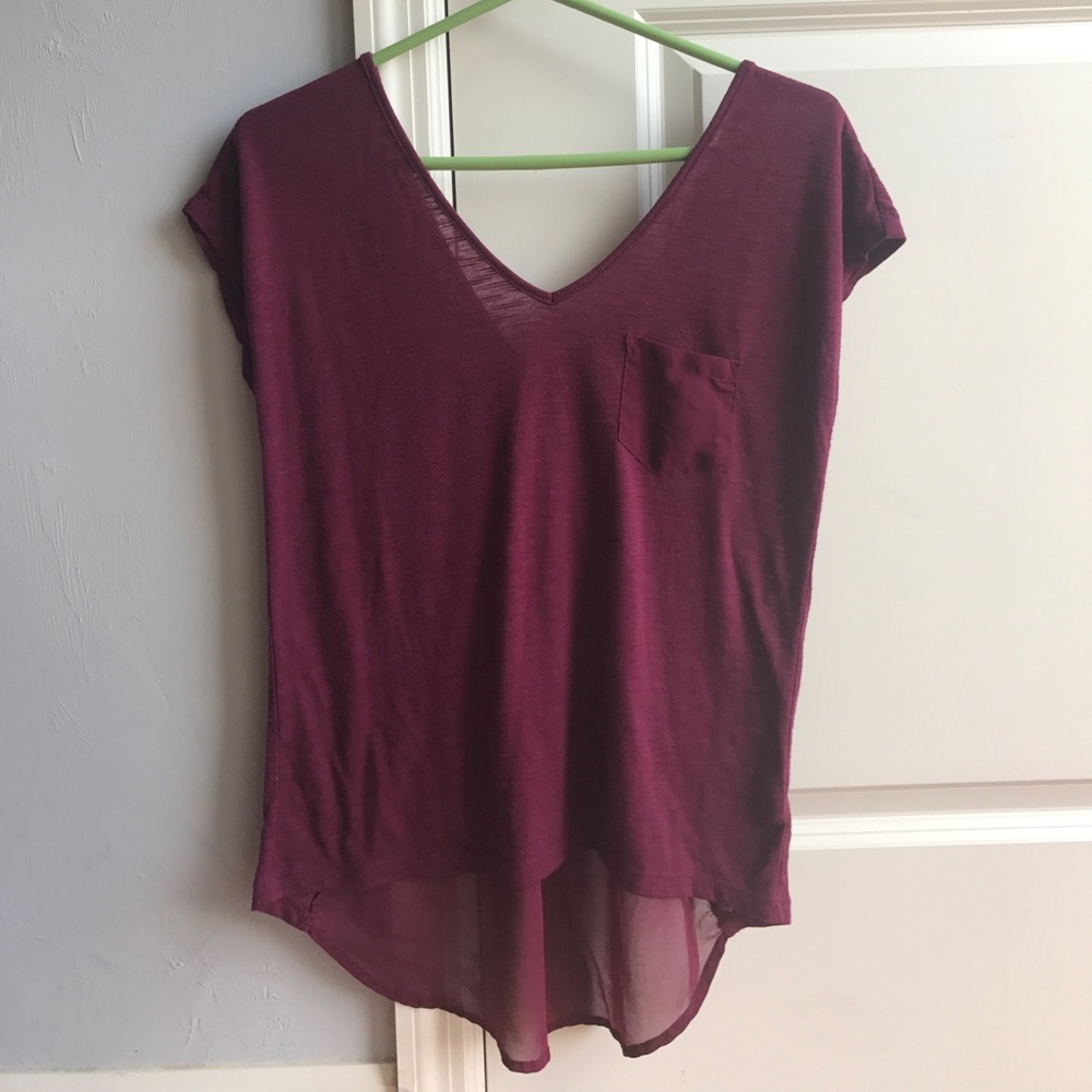 Burgundy Top