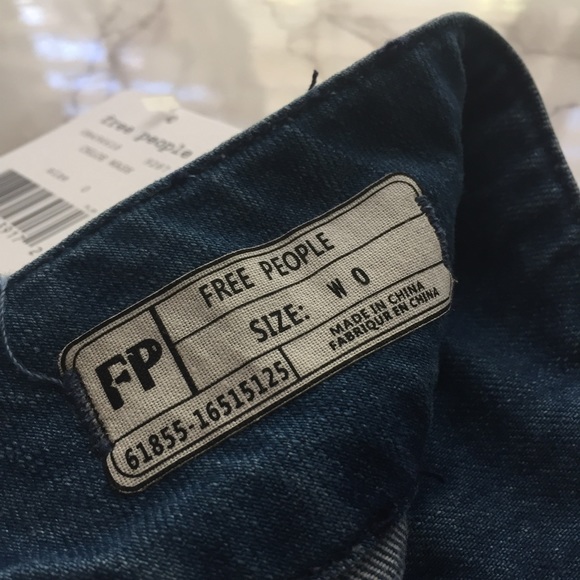 FREE PEOPLE medium wash denim skirt - Picture 5 of 7