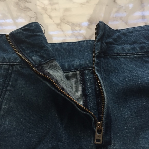 FREE PEOPLE medium wash denim skirt - Picture 7 of 7