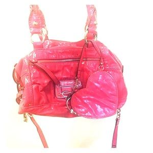 Bubble gum pink Guess satchel 👛