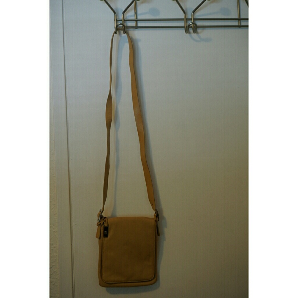 Soft leather crossbody bag