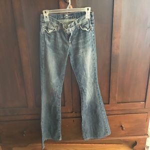 7 for al mankind bell bottom jeans