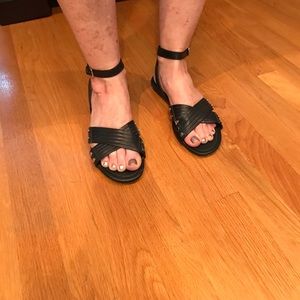 Tod's Black strappy sandals