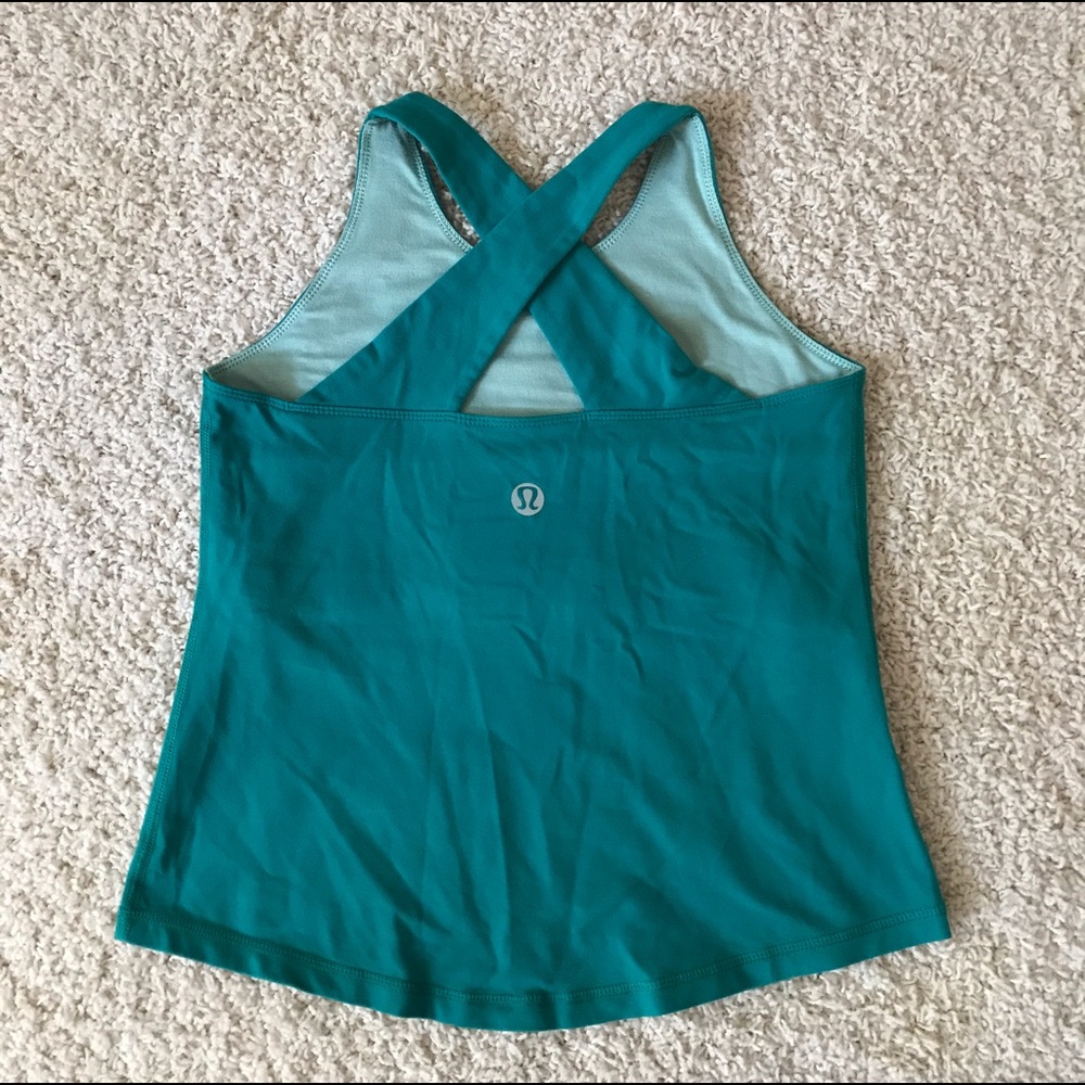 Crossback Lulu Teal Tank