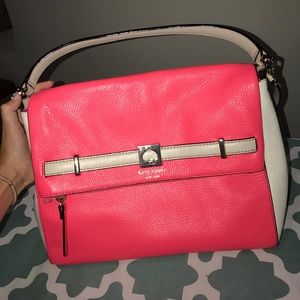 pink kate spade satchel purse