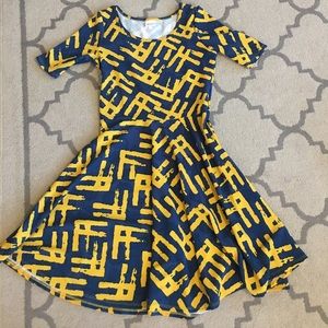 Geometric LuLaRoe Nicole dress xl