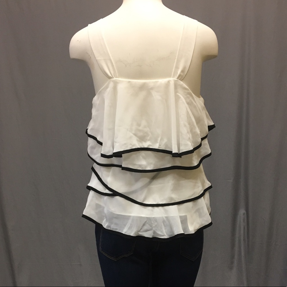 Ark & Co White Ruffle Layer Top - Picture 2 of 2