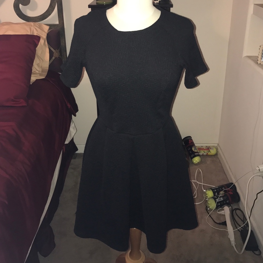 Black Topshop Textured Dress