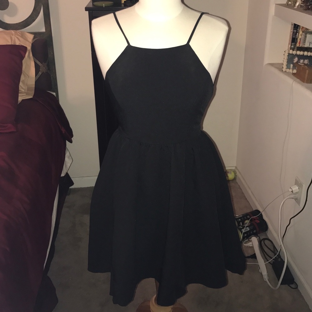 Open Back High Neck Dress from Lulus