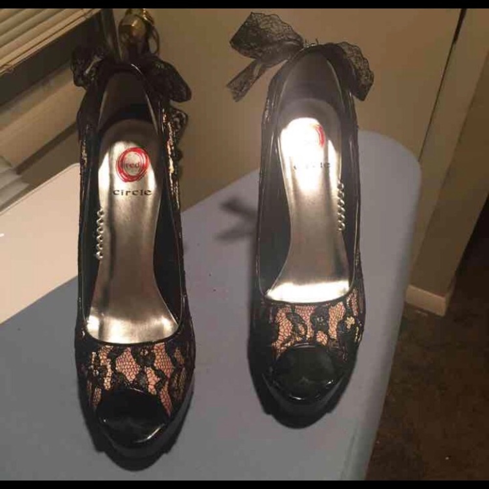 Lace heels