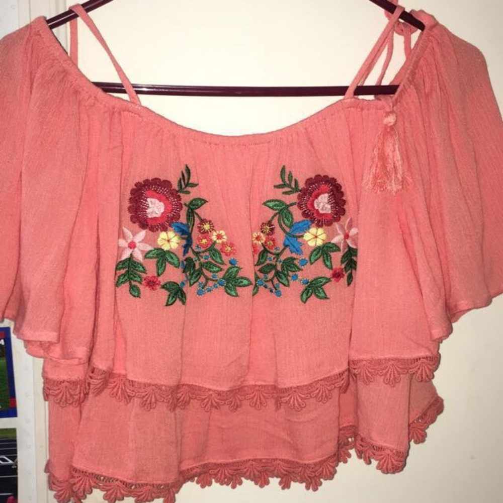 Over the shoulder shirt