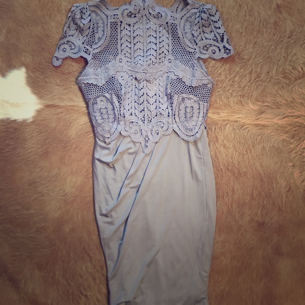 Lilac Crochet Lace dress 💜
