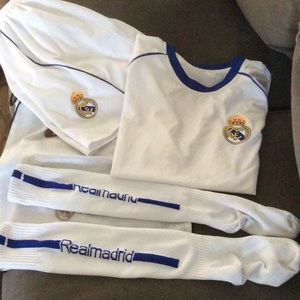 Boys Real Madrid Soccer Kit