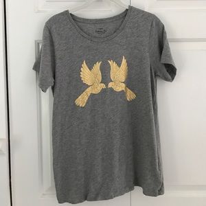 J. Crew Bird Graphic Tee Shirt