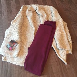velvet plush faux fur lined leggings primark