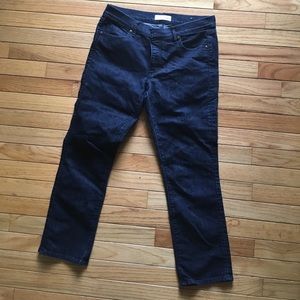 Loft denim crop pants