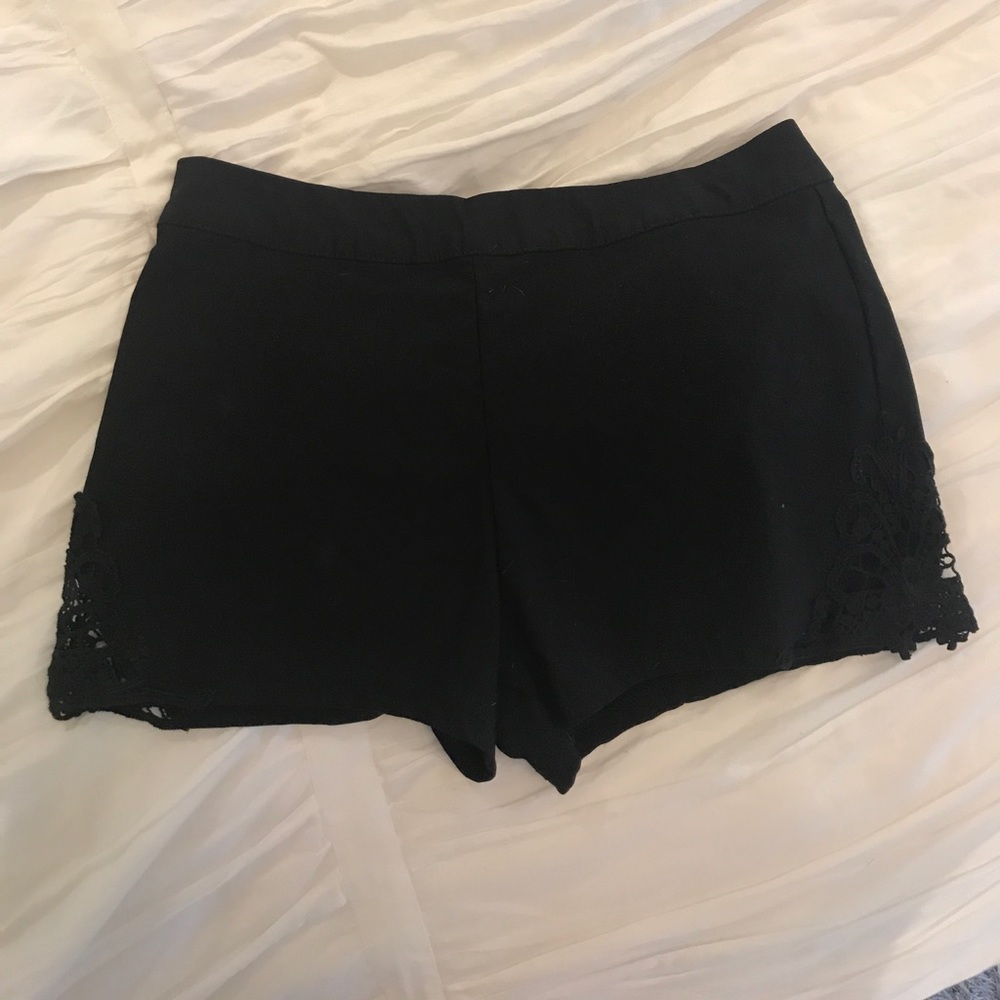 Black nasty gal shorts