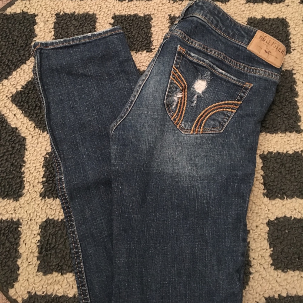 Hollister Distressed Bootcut Jeans