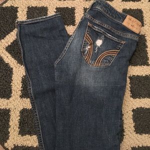 Hollister Distressed Bootcut Jeans